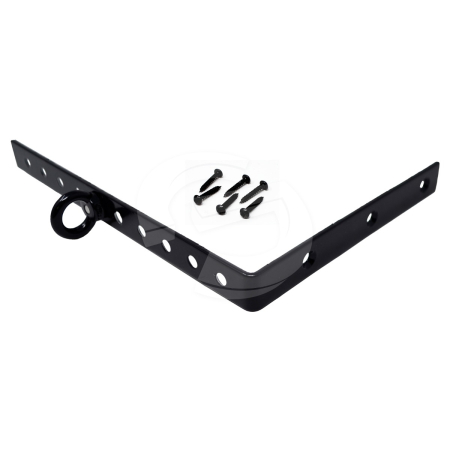 Adjustable Universal Corner Bracket (Black or White) - 1 Pair 