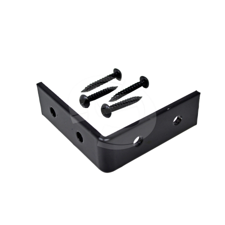 Aluminium Corner Brackets (Black or White)