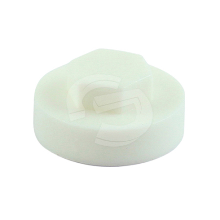Hex Head Coloured Cover Caps - White