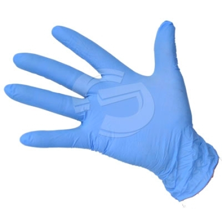 Blue Nitrile Powder Free Disposable Gloves