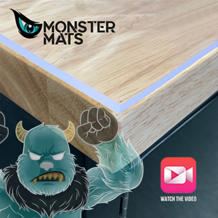 MONSTER Mats - INVISIBLE  (Custom Cut Self Healing Cutting Mats - Per Metre)