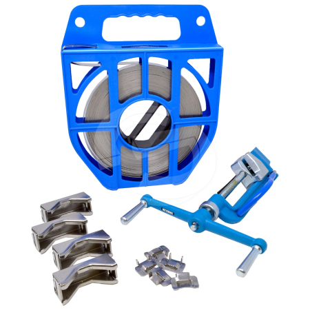 Sign Banding Stainless Steel Starter Kit - 13mm Band & Buckles