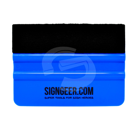 Signgeer Blue Felt Edge Squeegee
