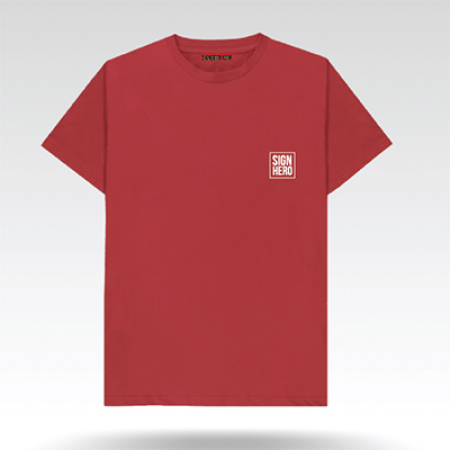 SH Box Tee - Red, Large