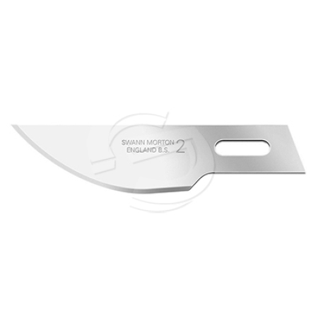 Swann Morton No 2 Craft Blades (For Craft Handle) Box of 50